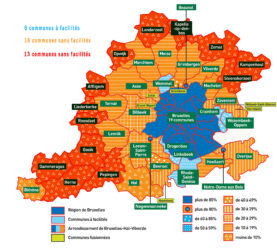 La création de 25.000 places de stationnement au sein de parking de transit dans et autour de Bruxelles