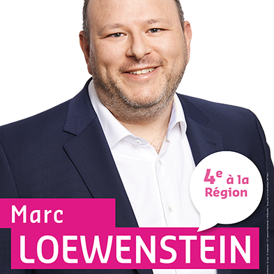 Photo d'une affiche électorale de Marc Loewenstein