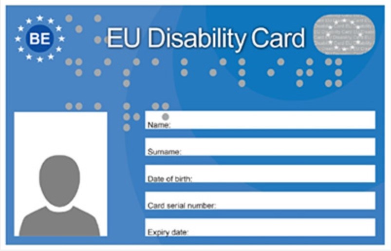 Modèle belge de la European Disability Card