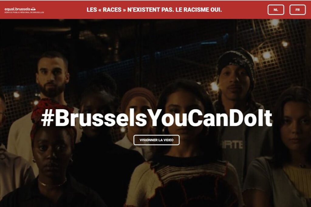 Capture d'écran de la page web BrusselsYouCanDoIt